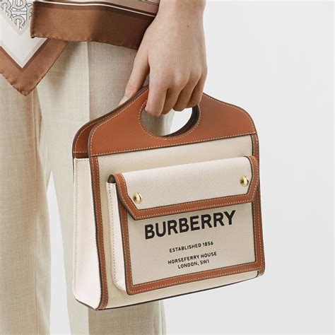 burberry mini two tone canvas|Burberry Mini Two.